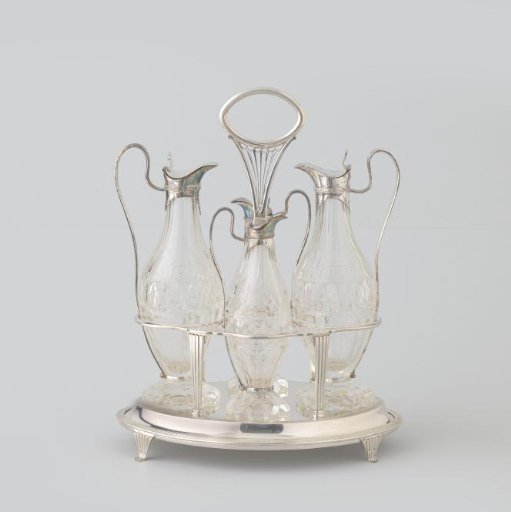 Oil and vinegar set with the Clifford family coat of arms
