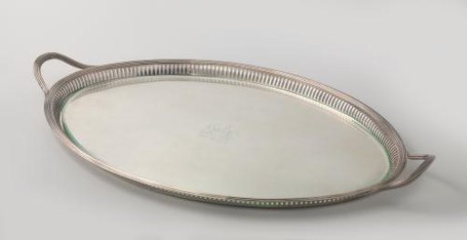 Sheet, oval, with the Clifford family coat of arms