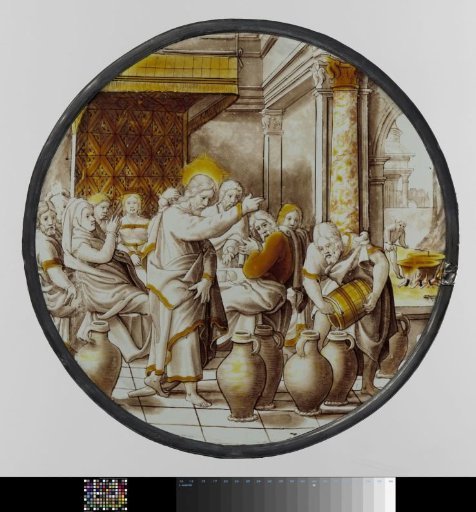 Pane with the Wedding at Cana