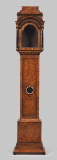 Standing clock. The clockwork is missing.