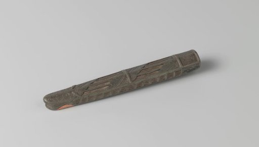 Case for a knife of wood and tin mountings