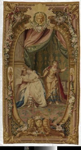 Tapestry with Roxane and Atalide