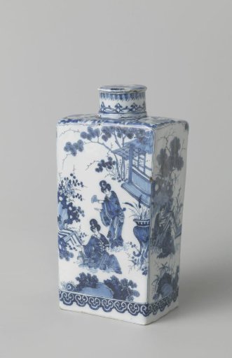Tea caddy with the arms of the Zinzendorf family