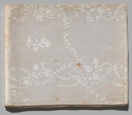 Napkin with flowers and garlands