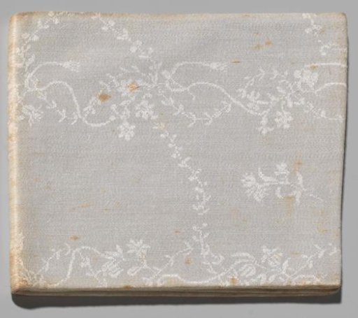 Napkin with flowers and garlands