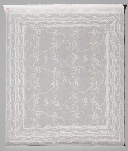 Napkin with flowers and garlands