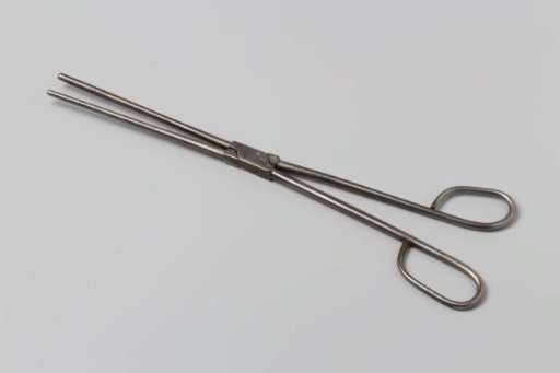 Iron Pleating Iron, in the Model of Scissors, for Making Pleats in a Cap