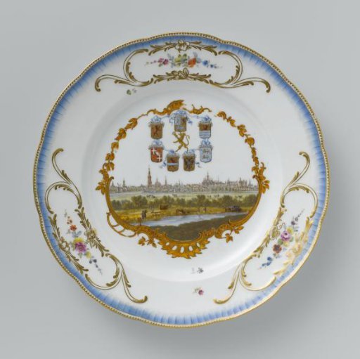 Seven plates from the service of Stadtholder William v