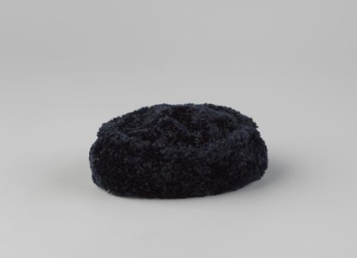 Beret of Dark Blue Plush