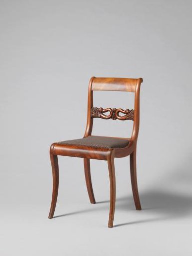 Chair with swans