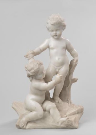 A Boy and Girl Playing, Allegory of Autumn?