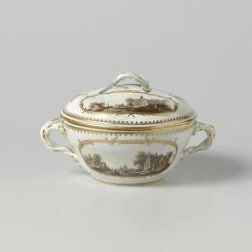 Tureen on a saucer