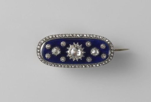 Oval Brooch 'au firmament'