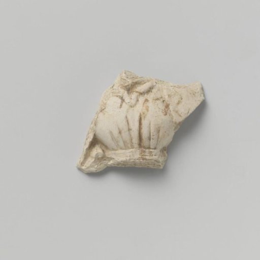 Female Saint, Fragment of the Upper Torso with a Sash, a Pleated Garment and a Fur Neck Collar