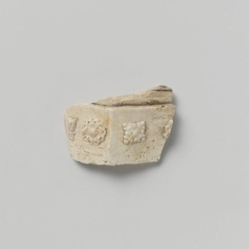 Fragment of a Utrecht Socle Type, with Ornamental Rosettes on the Plinth