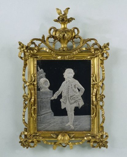 Mirror with a Portrait of William V