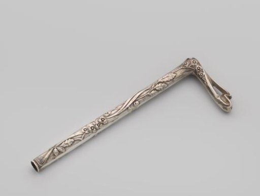 Parasol handle with Art Nouveau ornament.