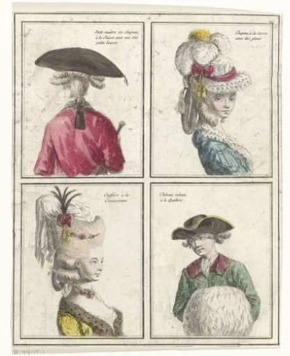 Galerie des Modes et Costumes Français... Petit-maitre in a Swiss hat