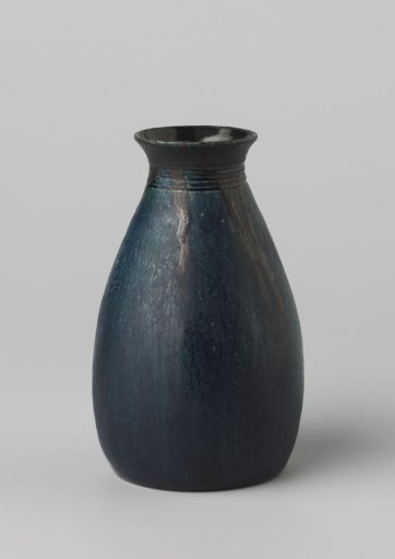 Vase with blue glaze