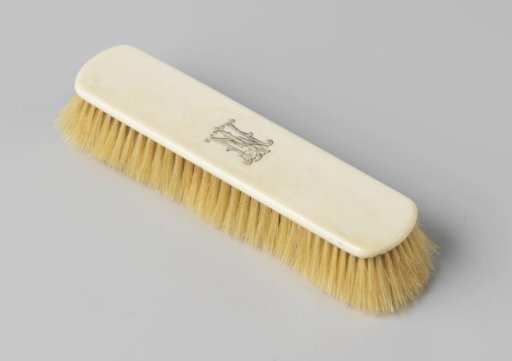Ivory Clothing Brush with Monogram JVN