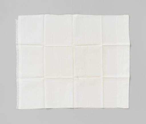 Linen Pillowcase with Binche Lace Entredeux Featuring a Pattern of Running Vines