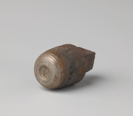 Iron stamp for the manufacture of livery buttons with the coat of arms of the Bijleveld family