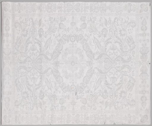 Napkin with a bizarre pattern