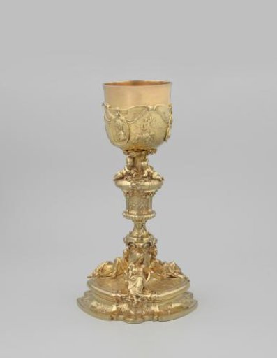 Chalice, paten and spoon