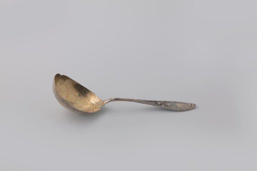 Silver Spoon with Gilded Interior of the Bowl
