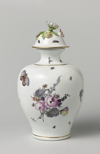 Lidded vase