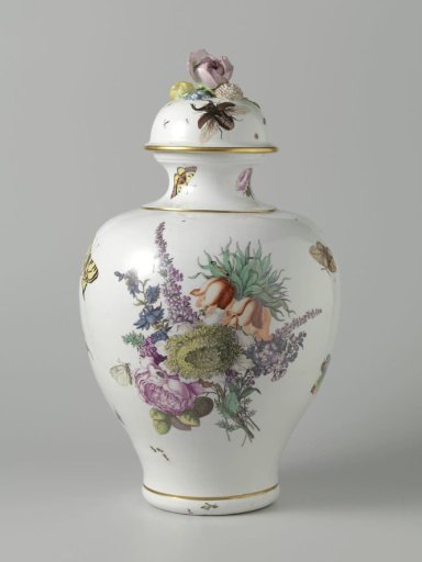 Lidded vase