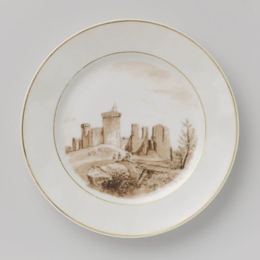 Plate with a Landscape