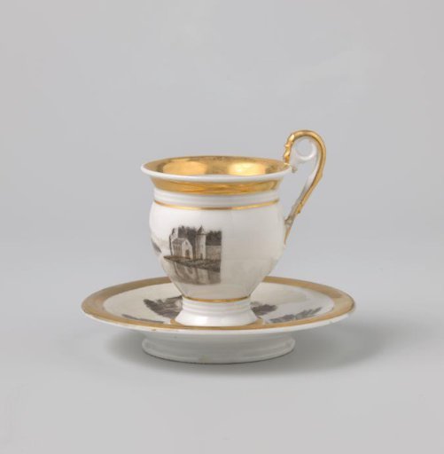 Cup with a Water Landscape