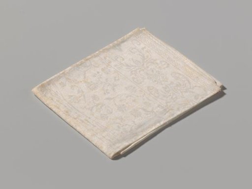 Tablecloth with view of Venice and inscription: LOCUS ES MARCI VENETIIS 1722.