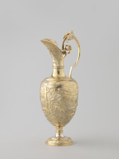 Can, entirely decorated with chased representations, including Mercury and Argus