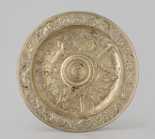 Bowl with Twelve Chased Cartouches