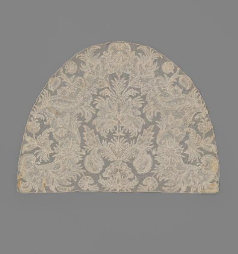 Lace Cap of Vieux Bruxelles Bobbin Lace