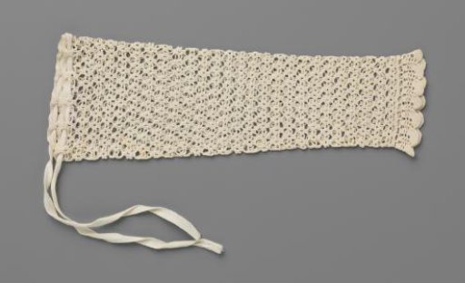 Children's Mittens of Crocheted Lace