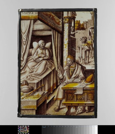 Ahasuerus has the chronicles of his realm read to him
