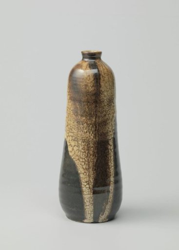 Vase with drip glaze