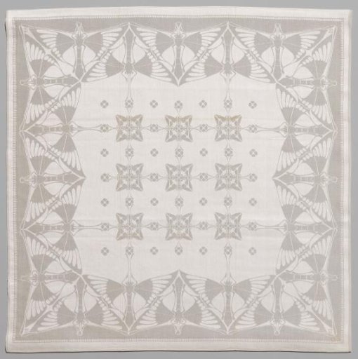 Napkin 'Butterfly' of linen damask
