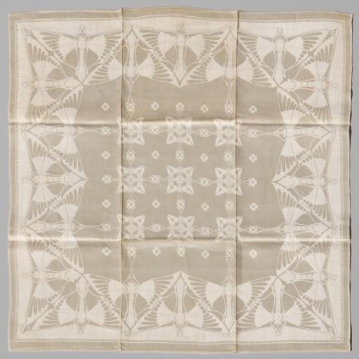 Napkin 'Butterfly' of linen damask