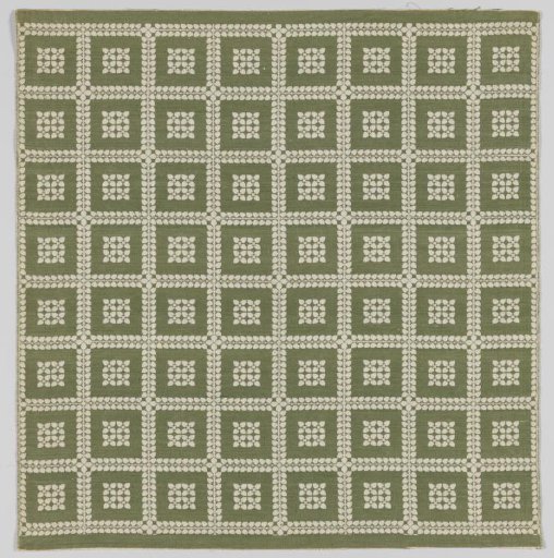 Steel wall covering fabric of linen damask with a diamond pattern of leafy vines