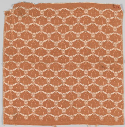 Steel-woven linen damask fabric with a pattern "Wilde Vlucht"
