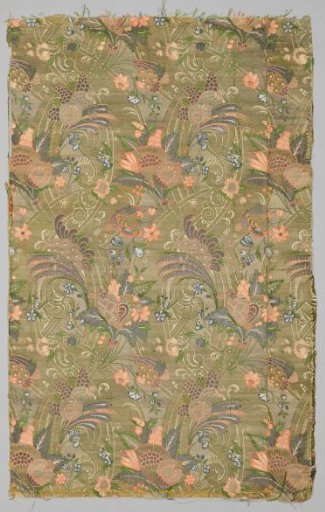 Silk Brocade with a 'Bizarre Pattern'