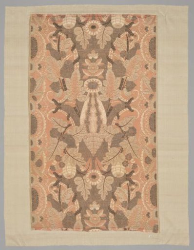 Silk brocade with a "lace pattern"