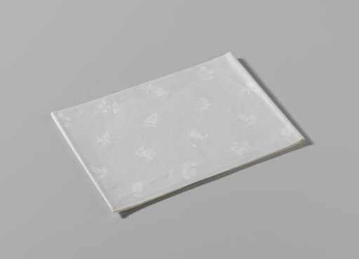 Napkin with a pattern of various fruits