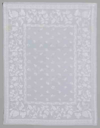 Napkin with a pattern of various fruits