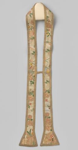 Stole of gold brocade