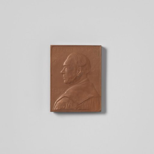 Plaque with portrait of Chr. Oudemans
